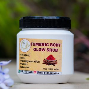 Tumeric scrub